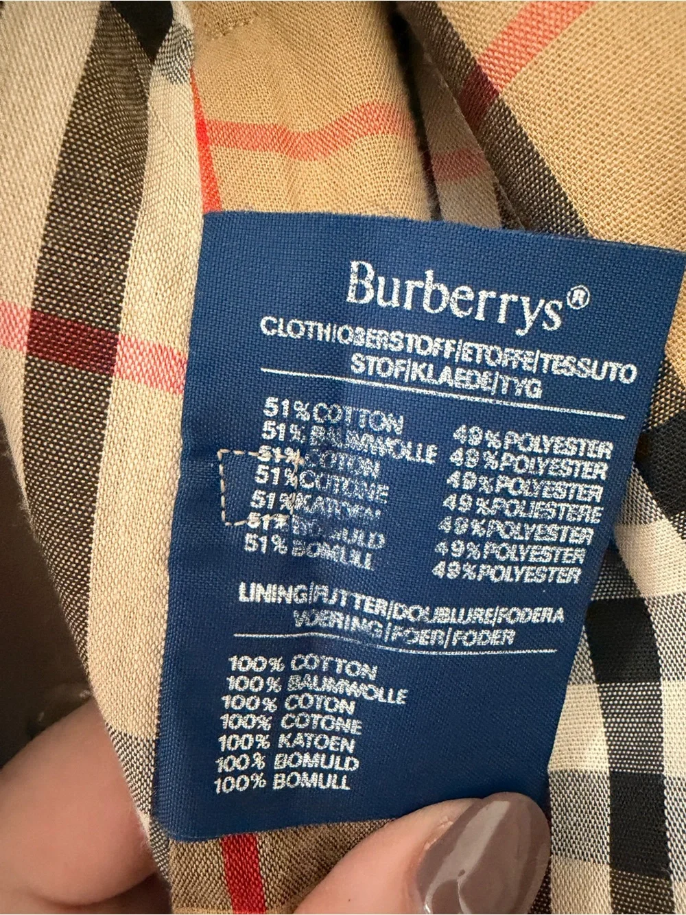 Classic Burberry’s Trench Coat with warmer and collar - Picture 5 of 13